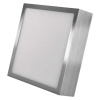 EMOS SK s.r.o. Lighting LED prisadené svietidlo, štvorec, strieborné, 12,5W, CCT - ZM6233