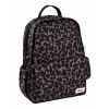 Prebaľovací batoh Tokyo Backpack Leopard Beaba s prebaľovacou podložkou a popruhmi ku kočíku s leopardím vzorom