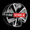 CMS C32-AERO 7.5x19 5x114.3 ET40 Diamond Black Gloss