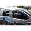 Deflektory - protiprievanové plexi Mercedes GLC X253 5D od 2016 (+zadné)