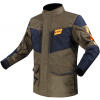 Bunda na motorku LS2 Metropolis EVO Pánska Khaki Modro Oranžová XL