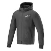 ALPINESTARS bunda RADIUM TECH HOODIE, ALPINESTARS (černá/bílá, vel. 2XL)