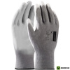 ARDON® BUCK GREY Pracovní rukavice, PES úplet, máčené 1/2 PU, šedé Velikost: XL/10 A9117/10
