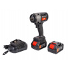 Invento Akumulátorový rázový uťahovák 18V 1180 Nm + 2x4,0 Ah batérie A63R 1/2