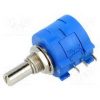 Potenciometer axiálny viacotáčkový 10kΩ 2W ±5% 6,35mm L 13mm