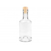 Fľaša sklo 250ml CYLINDER so zátkou