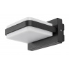Rabalux Čierne fasádne LED svietidlo Gendt 12W IP44 77061