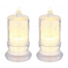 GLOBO 28075-2 CANDLE dekoračné osvetlenie D45mm LED 0,25 2900K satinovaná