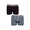 Boxerky JOHN FRANK JF2BEF29 2PACK Farba: Vícebarevná, Veľkosť: L