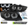 XENON SVETLOMETY ANGEL EYES LED DRL ČIERNE pre BMW E90/E91 09-11