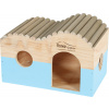 Zolux Home Color Domček drevený z bali L 20,3 x 29,7 x 18 cm