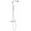 Grohe Euphoria sprchová súprava nástenná s termostatom s dažďovou sprchou StarLight Chrome 26507000