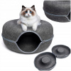 Ležadlo Xtech šedé okrúhle 60 cm x 60 cm x 27 cm