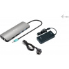 i-tec USB-C Metal Nano 2x HDMI Docking Station, PD 100W + Charger 112W C31NANOHDM2D112W