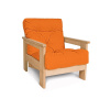 Marior HOME MEXICO Armchair (kreslo z buku) natural (lněný olej) 105 / 140x75x83 cm orange