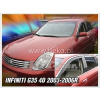 Deflektory Heko Infiniti G35 4D 2003 - 2006
