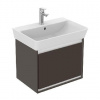 Ideal Standard Connect Air - Skrinka pod umývadlo Cube 55 cm, 48x41x40 cm, hnedá mat/biela mat E0844VY