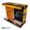 NARUTO SHIPPUDEN - Pck XXL glass + Pin + Pocket Notebook 