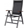 Sun Garden Kreslo ASS COMFORT antracit/čierna