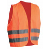 ČERVA vesta reflexná LYNX veľ. XL, oranžová, signálna s reflexnými pruhmi