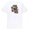 pánske tričko SANTA CRUZ SCREAMING ROSE FLASH T-SHIRT WHITE XL