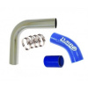 Kit - Alfa 147 + GT 1,9 JTD 16V + 8V MultiJet - hadica turba horná (intercooler-sacie potrubie) Modrá