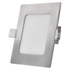 EMOS SK s.r.o. Lighting LED vstavané svietidlo NEXXO, štvorec, strieborné, 7W, CCT - ZD2223