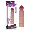 Lovetoy Pleasure X-tender stimul flesh (Zväčšenie o 30% hrúbky a 5cm dĺžky)