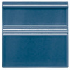 Adex MODERNISTA Rodápie Clasico C/C Azul Oscuro 15x15