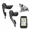 Radiace/brzdové páky SRAM eTap AXS RED + cyklopočítač Hammerhead Karoo 3 sada