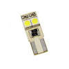 SuperLight Superlight LED autožiarovka T10 W5W 12V 4 Led diódy SMD 5050 biela 6500K CANBUS