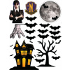 CUKROVÁ TLAČ jedlý obrázok na tortu Cukrová hmota WEDNESDAY ADDAMS SADA #1