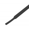 Stredne silná teplom smrštiteľná trubica/bužírka s lepidlom čierna Wapro WMT3-220-00 22/6 mm 100 cm