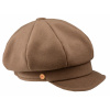8-dielna béžová dámska bekovka od Mayser - Camila Newsboy Cap Veľkosť: 55 cm (S)