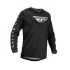 Dres FLY RACING F-16 (čierna/biela) S_