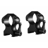 HAWKE Precision Steel Weaver (1″/ 2pcs High, With Lever) Ring Mounts