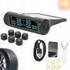 6 SENZOROV TLAKU V PNEUMATIKÁCH TPMS LCD SOLÁRNE PRESNÉ MONITOROVANIE