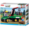 Stavebnica Sluban Town Farma M38-B0778 Traktor z prívesom na klády (M38-B0778)