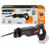 Šabľová píla WORX WX516.9 Bezkartáčová 30 mm 20 V