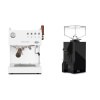Ascaso Steel DUO PID PLUS, White&Wood + Eureka Mignon Silenzio, BL black
