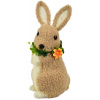 DOMMIO Zajac plyšový s venčekom 27 × 15 cm