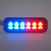 PREDATOR 12x4W LED, 12-24V, červeno-modrý, ECE R10