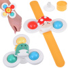 mamido Farebný Fidget Spinner Senzorická antistresová hračka pre deti ZA5576