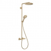Hansgrohe Raindance Select S Sprchový set Showerpipe s termostatom, 3 prúdy, kefovaný bronz 27633140-HG