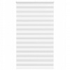 Roleta zebra, biela, šírka tkaniny 120,9 cm, polyester