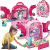 Súprava na hranie NORIMPEX batoh 3v1 ružový veterinár a salón krásy