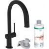 Hansgrohe Aqittura M91 - Drezová batéria s výsuvnou koncovkou a filtráciou, sBox, matná čierna 76800670
