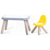 Stôl pre deti so žltou stoličkou Kid Table Smoby modrý výška 45 cm s anti UV filtrom