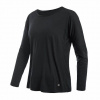 Tričko Sensor Merino Air Traveller - Dámske dl. rukáv Black S