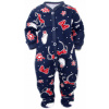 Dojčensky overal - PAJACKEK Kaia-Baby 74 biela, červená, námornícka modrá (PAJACYK Baby Cotton PAJAC 74 MIKI /88G /)